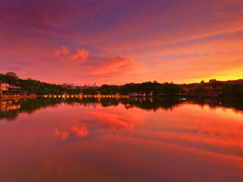 新竹 攝影 私房 景點 分享：夕陽倒影 青草湖