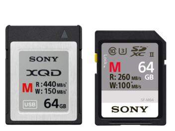 Sony 推出 M 系列 XQD 高速記憶卡以及 SD/XQD 雙用讀卡機 MRW-E90