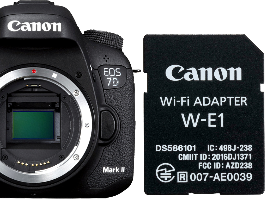 Canon推出Wi-Fi無線延伸卡W-E1 並釋出EOS 7D Mark II / 5DS / 5DS R