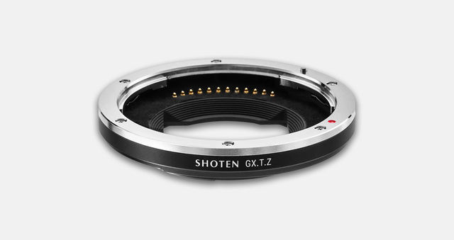 SHOTEN GXTZ 電子轉接環正式發表！Nikon Z 相機也能銜接 Fujifilm GFX 鏡頭
