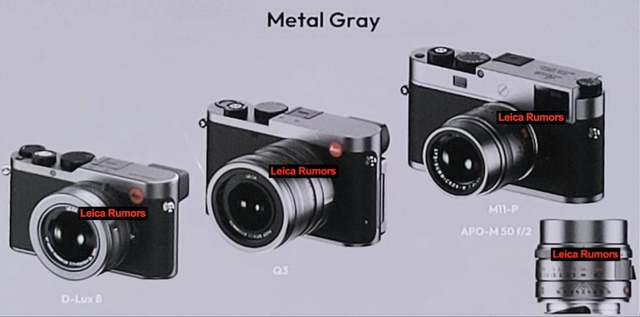 灰色風暴來襲：Leica 傳將推出 M11-P、Q3、D-Lux 8 等金屬灰特仕版