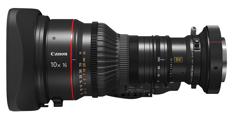 Canon推出10x16 KAS S可擕式廣播級變焦鏡頭，擴充8K超高清系列產品陣容