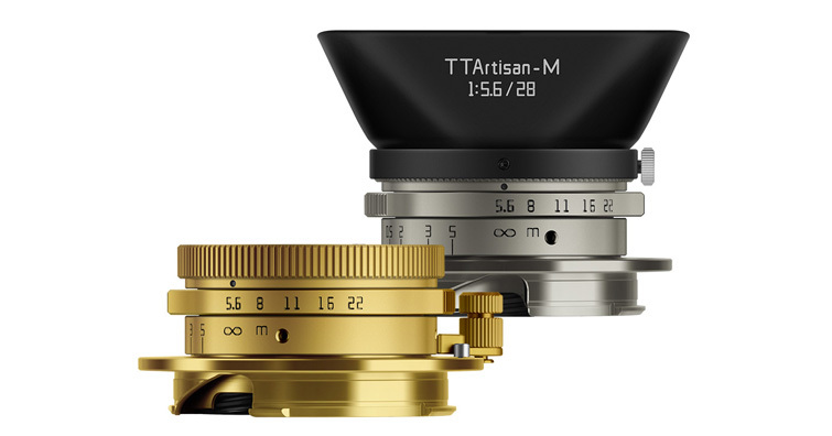 TTArtisan M 28mm F5.6 金色 ∕  鈦色限量版發售，兩色各限量500支發行