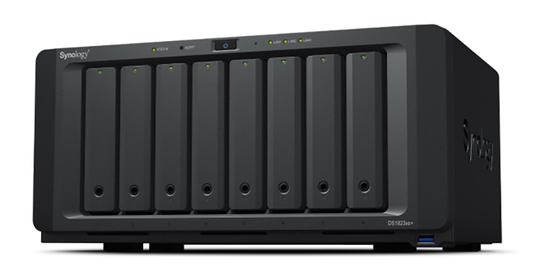 群暉科技Synology推出可容納超過300TB容量的DiskStation全新機種DS1823xs+