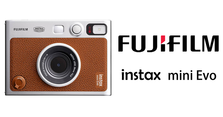 富士發表混和式數位馬上看相機 instax mini EVO棕色版！更復古，更有看頭