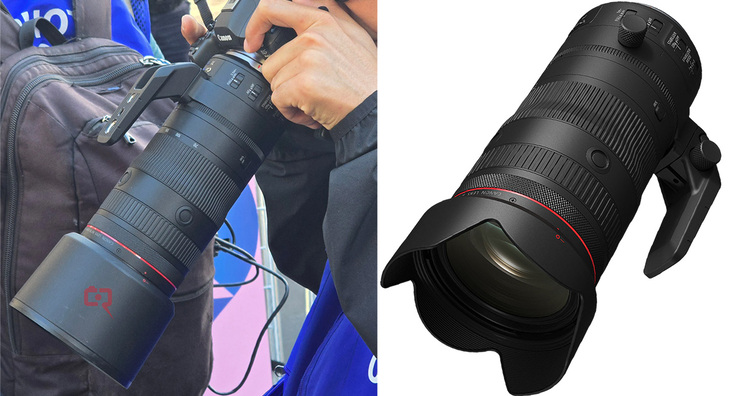 疑似Canon RF 70-200mm F2.8L IS USM Z的實體照片在巴黎奧運上被捕獲？